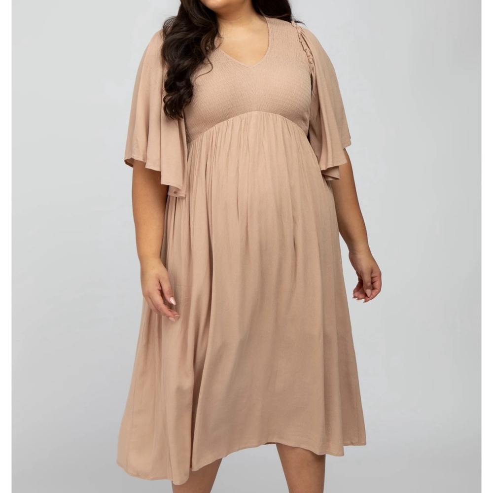 Pink blush Maternity Dress